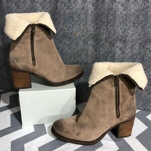 Bos. & Co. Shearling Suede Boots